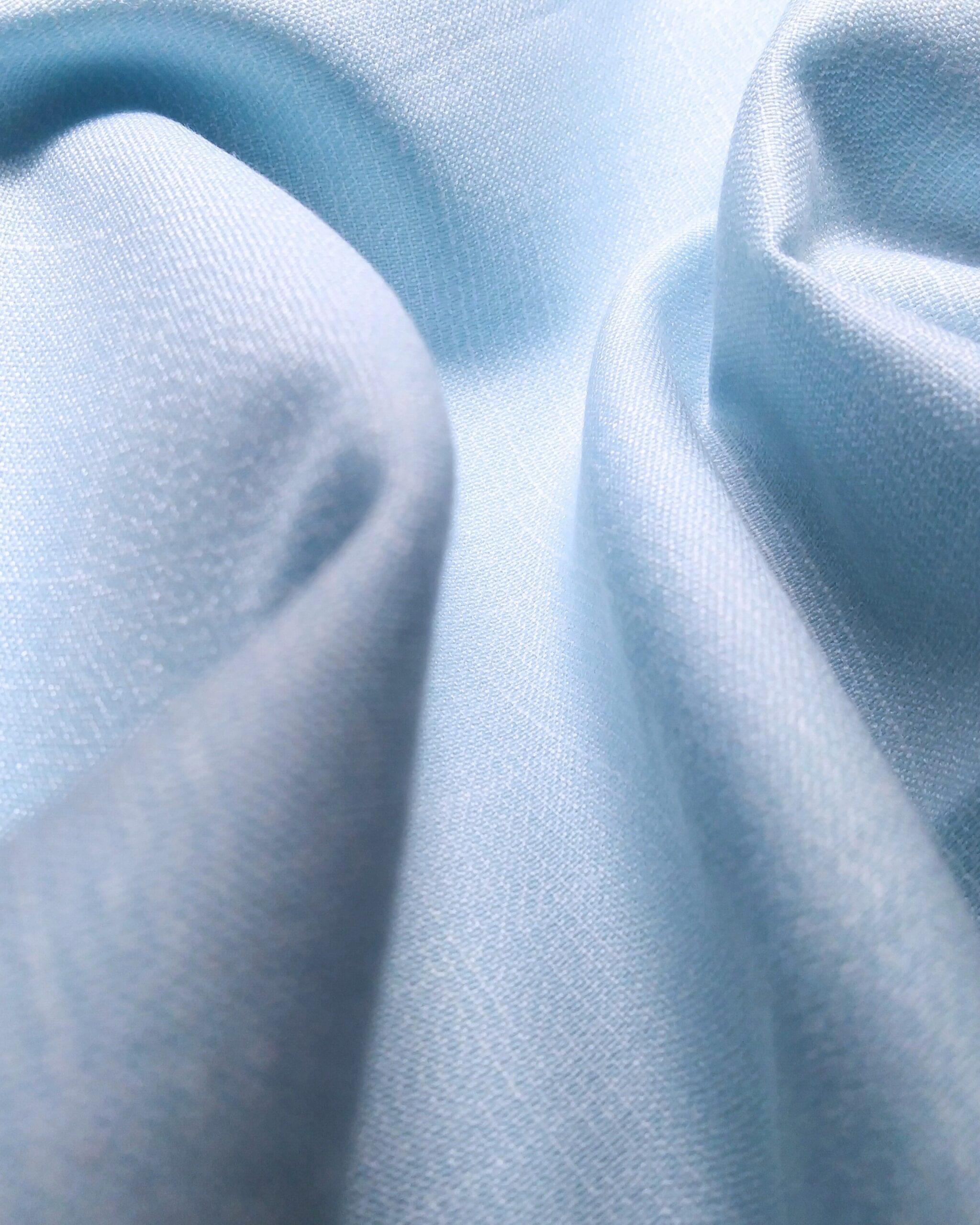 Chomok Fabric Soft Sky Blue Embroidery Punjabi for Men